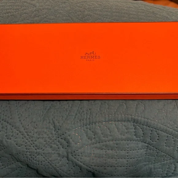 Hermes Red and Yellow Geometric Tie - Picture 5 of 16